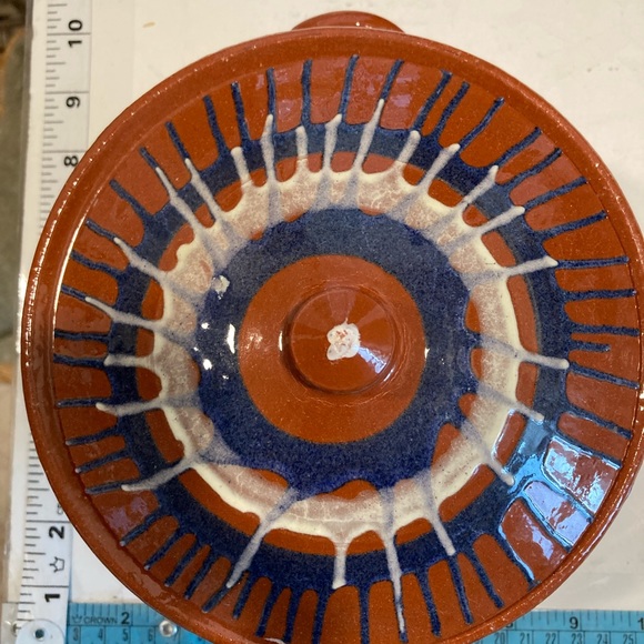 Holiday ART POTTERY COVERED CASSEROLE Terra Cotta Bean Pot SPAIN Perfect … - Picture 14 of 14